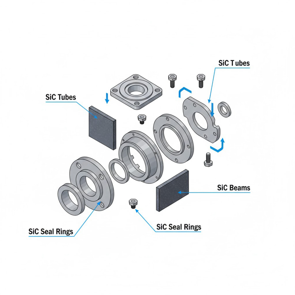 Silicon Carbide Ceramic Components For OEM Designers